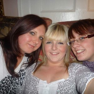 Myself and my gorgeous sister Faye and beautiful best friend Charlotte