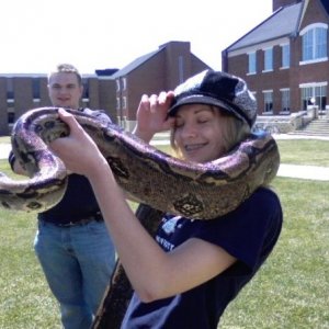 Abby and I
80 lb. of awesome boa