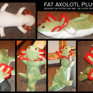 giant axolotl plush