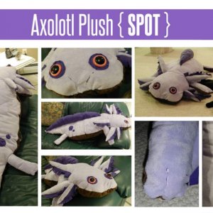 Giant axolotl body pillow commission from my dentist for his office. This one is smaller than my usual 5 ft body pillows, this one was around 3.5-4 ft