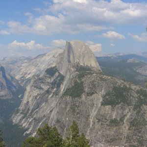 The Half Dome in Yosemite.