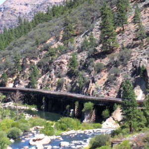 First views of California, a sluice-way