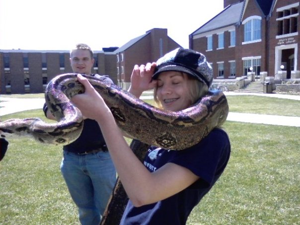 Abby and I
80 lb. of awesome boa