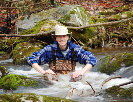 Chad, cooling down in Hellbender Central