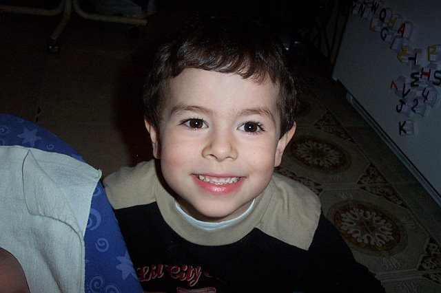 Ethan, in the kitchen.