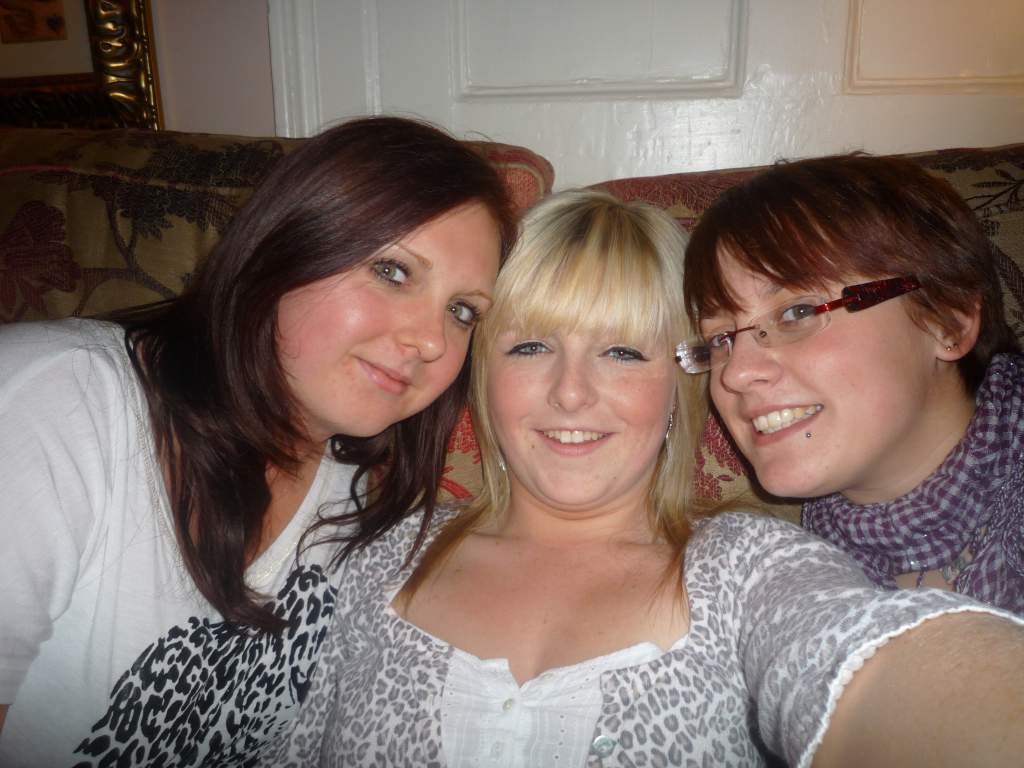 Myself and my gorgeous sister Faye and beautiful best friend Charlotte