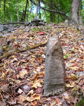 Native American mound at Tower Rock