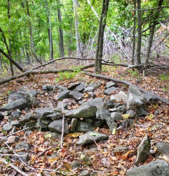 Native American mound at Tower Rock